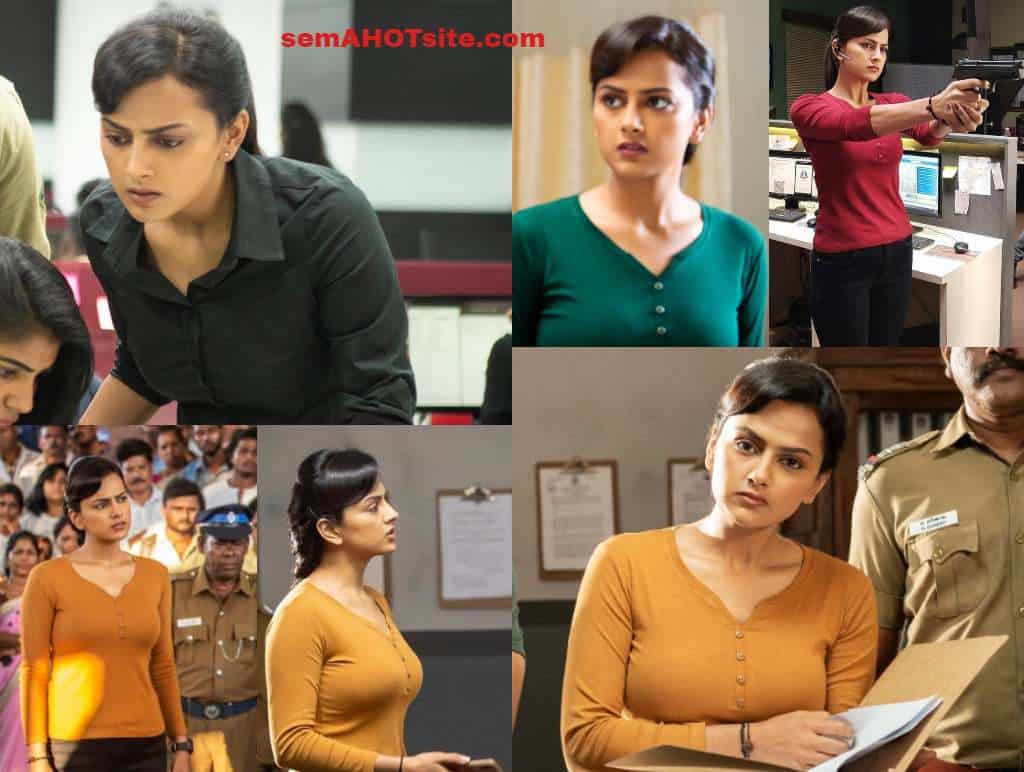 Shraddha srinath exposing boobs shape in Chakra movie hot HQ stills gallery