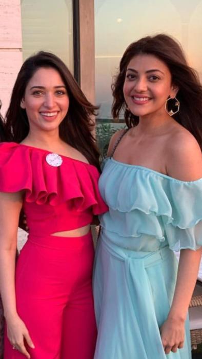 kajal Agarwal and tamannah paris paris actress stills